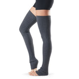 Tavi Leg Warmers Women's Thigh High Socks - Charcoal - OS