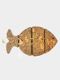 Cork Ethos Natural Cork Trivet - Sea Bass